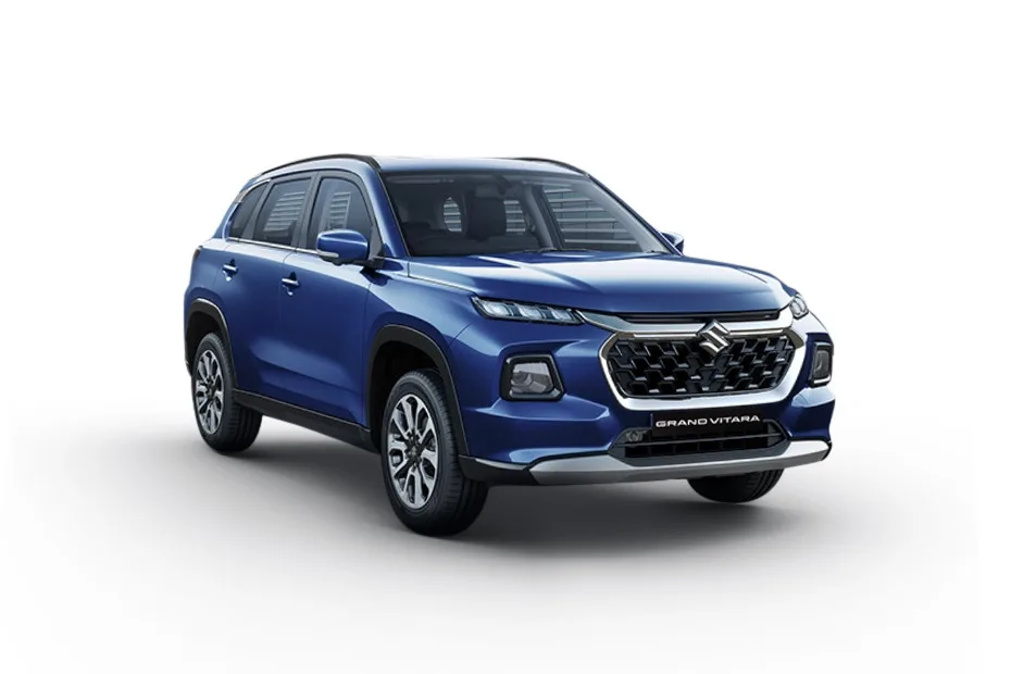 Maruti Grand Vitara 2025: front three-quarter exterior